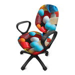 Yummy Gummy Print Office Chair Cover