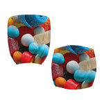 Yummy Gummy Print Office Chair Cover