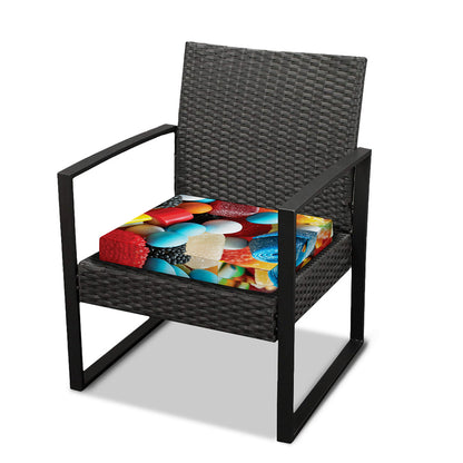 Yummy Gummy Print Outdoor Seat Cushion Cover