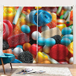 Yummy Gummy Print Pencil Pleat Curtains