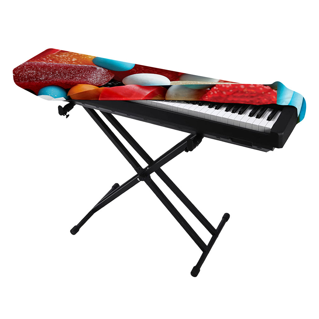 Yummy Gummy Print Piano Keyboard Cover