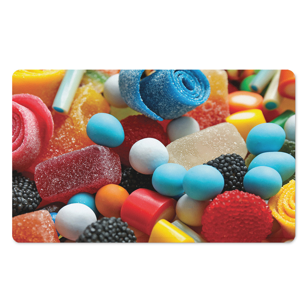 Yummy Gummy Print Polyester Doormat