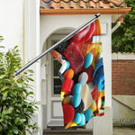 Yummy Gummy Print Polyester Flag