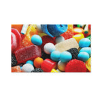 Yummy Gummy Print Polyester Flag
