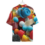 Yummy Gummy Print Rayon Hawaiian Shirt