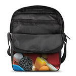 Yummy Gummy Print Rectangular Crossbody Bag