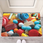 Yummy Gummy Print Rubber Doormat