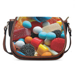 Yummy Gummy Print Saddle Bag