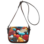 Yummy Gummy Print Saddle Bag