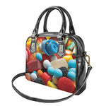 Yummy Gummy Print Shoulder Handbag