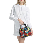 Yummy Gummy Print Shoulder Handbag