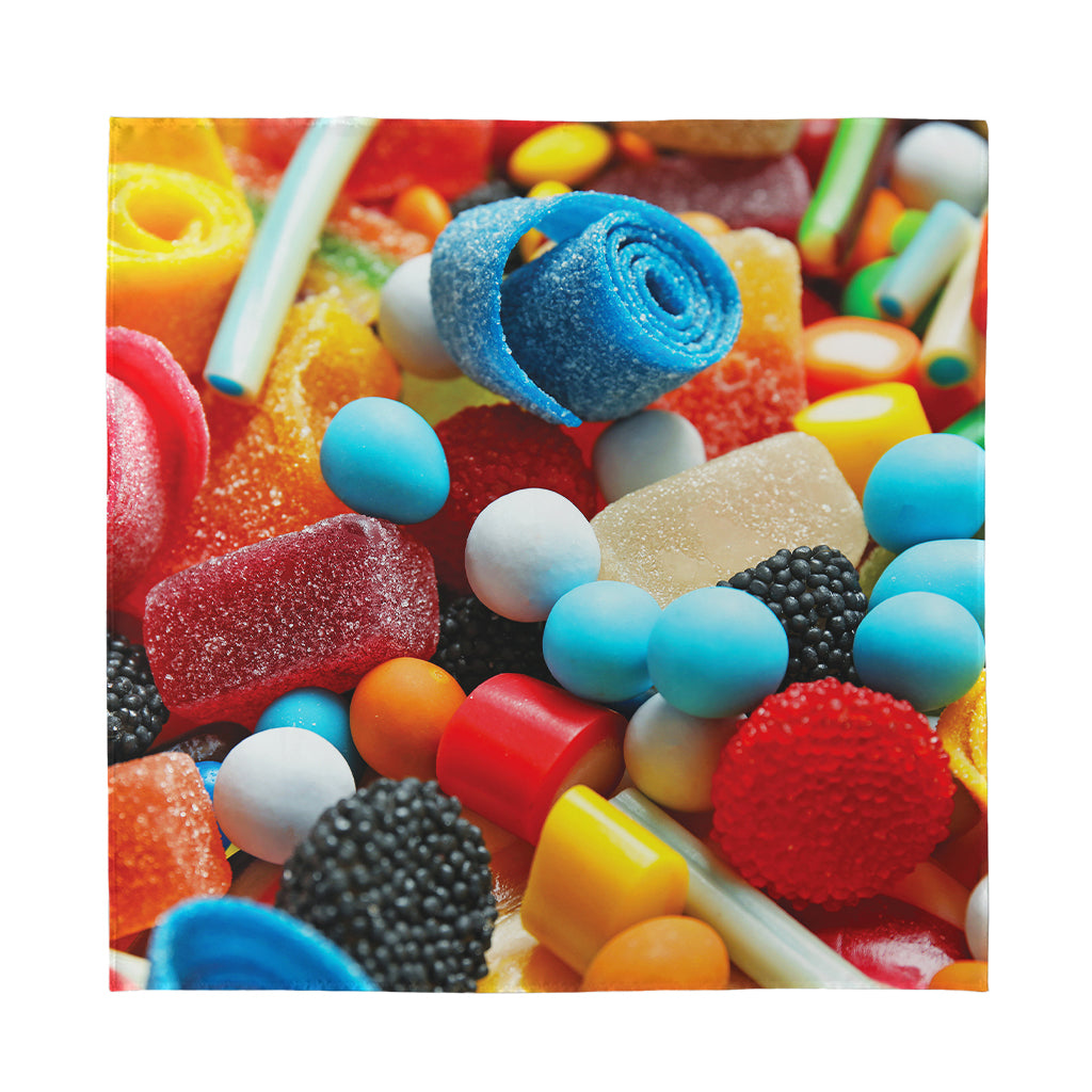 Yummy Gummy Print Silk Bandana