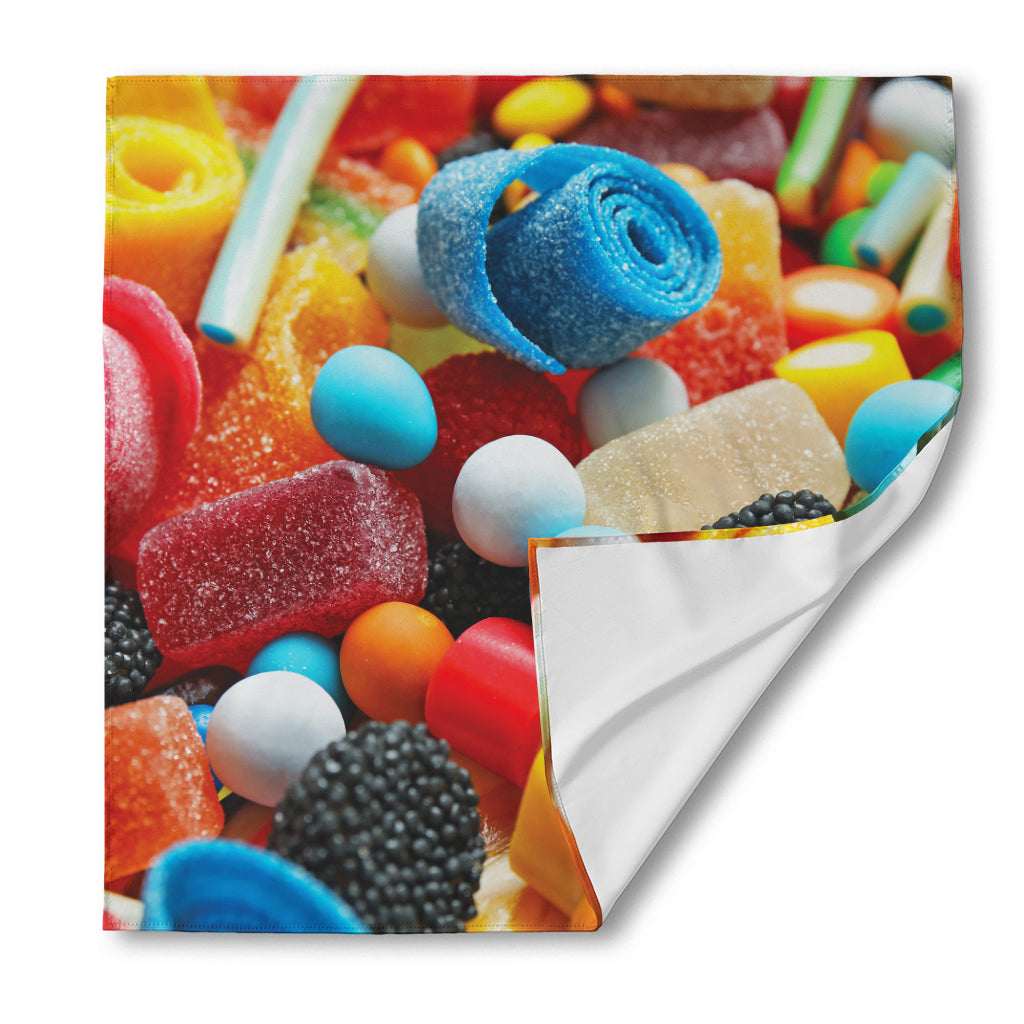 Yummy Gummy Print Silk Bandana
