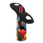 Yummy Gummy Print Single Neoprene Wine Tote