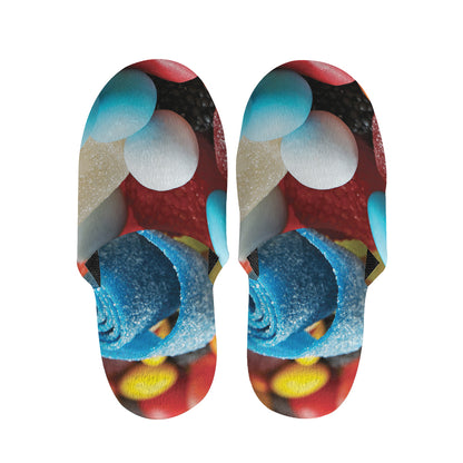 Yummy Gummy Print Slippers