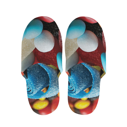 Yummy Gummy Print Slippers