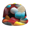 Yummy Gummy Print Snapback Cap