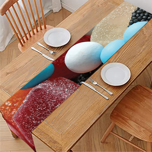 Yummy Gummy Print Table Runner
