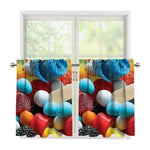 Yummy Gummy Print Tier Curtains