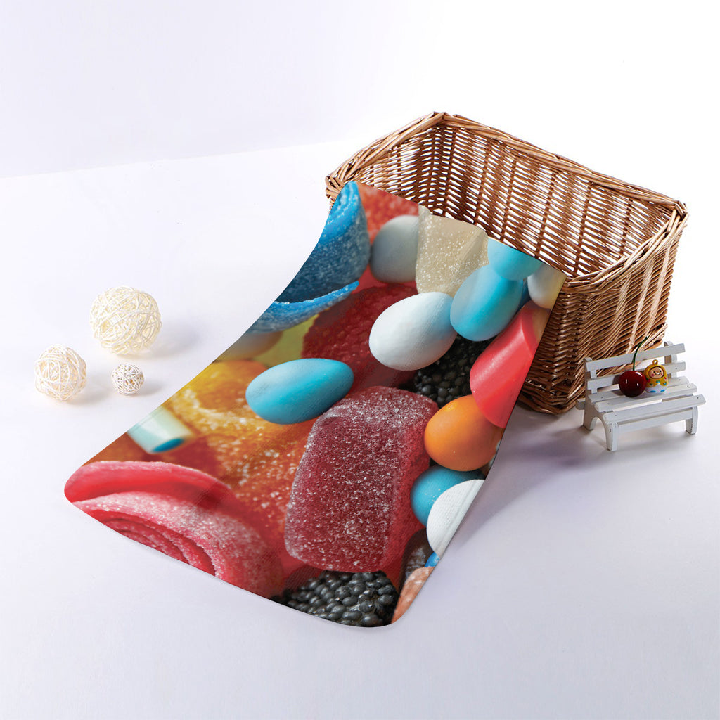 Yummy Gummy Print Towel