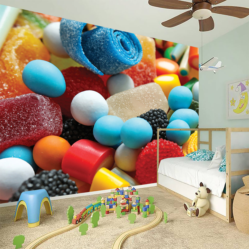 Yummy Gummy Print Wall Sticker