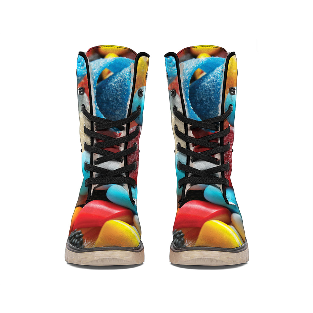 Yummy Gummy Print Winter Boots