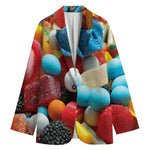 Yummy Gummy Print Women's Blazer
