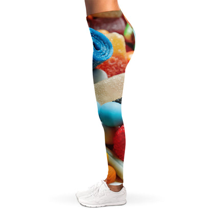 Yummy Gummy Print Women's Leggings