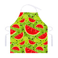 Yummy Watermelon Pieces Pattern Print Adjustable Apron