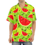 Yummy Watermelon Pieces Pattern Print Aloha Shirt
