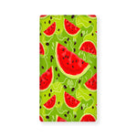 Yummy Watermelon Pieces Pattern Print Baby Crib Sheet