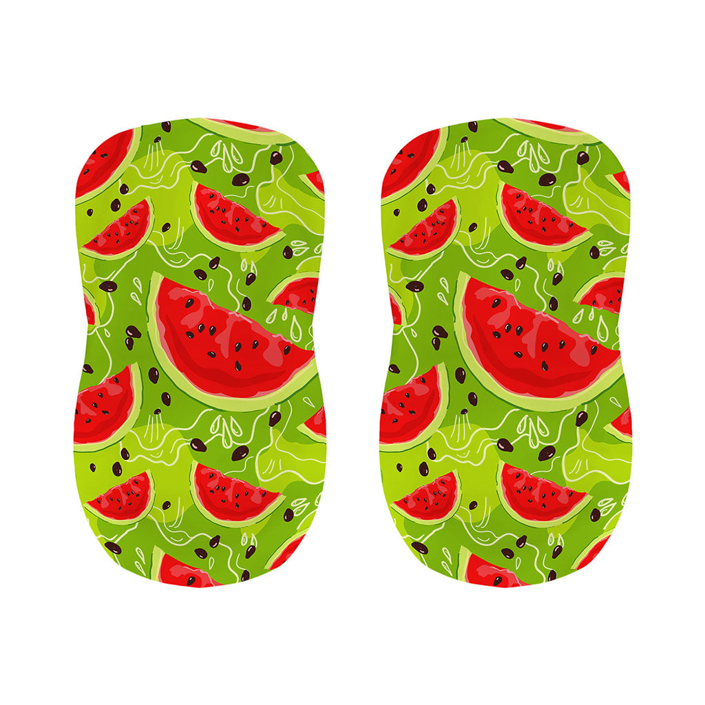 Yummy Watermelon Pieces Pattern Print Bar Stool Covers