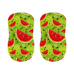 Yummy Watermelon Pieces Pattern Print Bar Stool Covers