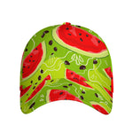 Yummy Watermelon Pieces Pattern Print Baseball Cap