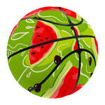 Yummy Watermelon Pieces Pattern Print Basketball