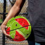 Yummy Watermelon Pieces Pattern Print Basketball