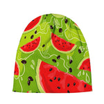 Yummy Watermelon Pieces Pattern Print Beanie