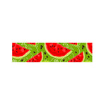 Yummy Watermelon Pieces Pattern Print Bed Runner