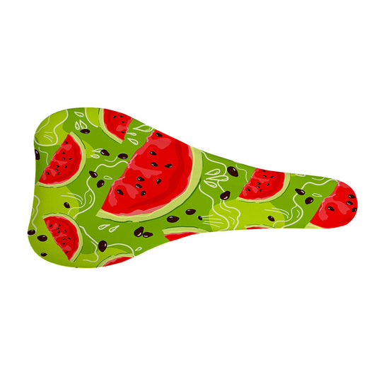 Yummy Watermelon Pieces Pattern Print Bicycle Seat Cover