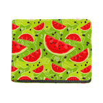 Yummy Watermelon Pieces Pattern Print Bifold Wallet
