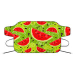 Yummy Watermelon Pieces Pattern Print Car Windshield Snow Cover