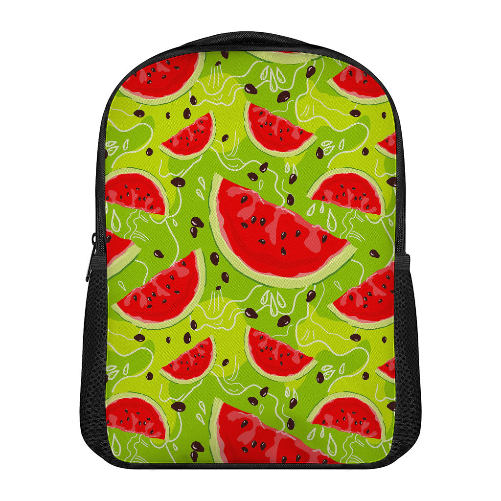 Yummy Watermelon Pieces Pattern Print Casual Backpack