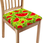 Yummy Watermelon Pieces Pattern Print Chair Cushion Cover