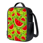 Yummy Watermelon Pieces Pattern Print Crossbody Lunch Bag