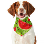 Yummy Watermelon Pieces Pattern Print Dog Bandana
