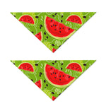 Yummy Watermelon Pieces Pattern Print Dog Bandana