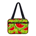 Yummy Watermelon Pieces Pattern Print Double Strap Bible Bag