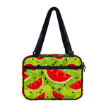 Yummy Watermelon Pieces Pattern Print Double Strap Bible Bag