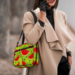 Yummy Watermelon Pieces Pattern Print Double Strap Bible Bag