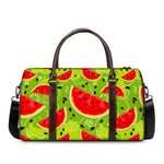 Yummy Watermelon Pieces Pattern Print Duffle Bag